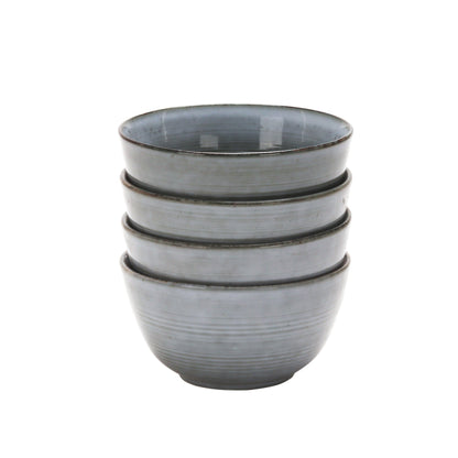 Set 4 Bowls Cerámica 7,5cm Amalfi Simplit3#Azul