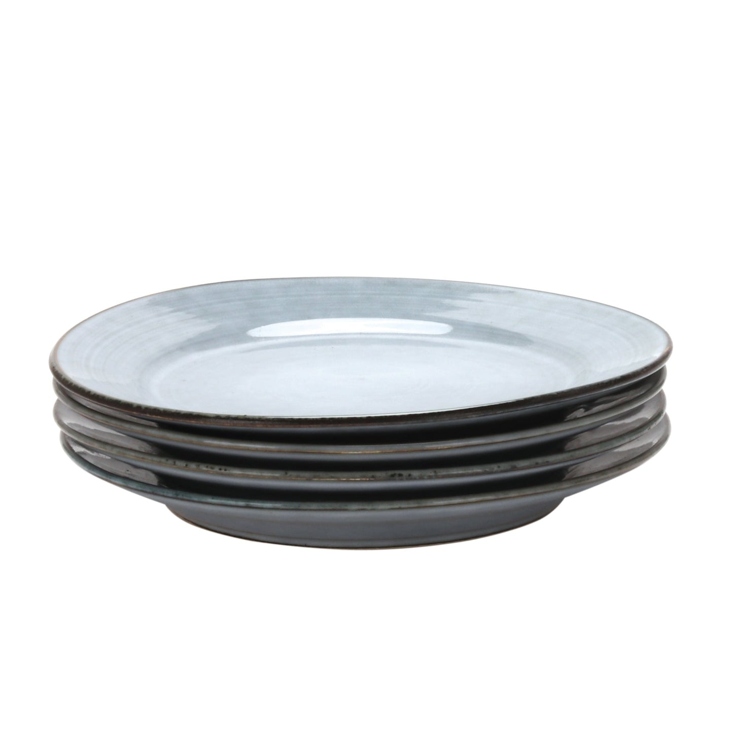 Set 4 Platos Fondo Cerámica 27,4cm Amalfi Simplit2#Azul