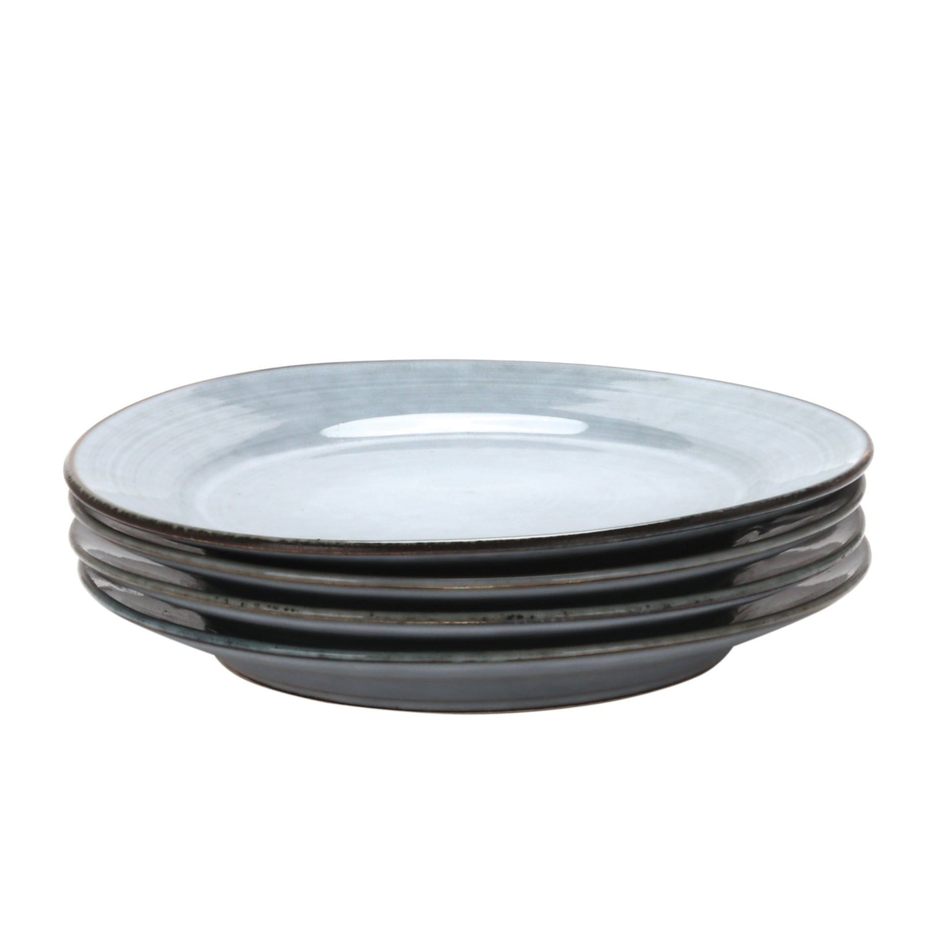 Set 4 Platos Fondo Cerámica 27,4cm Amalfi Simplit2#Azul