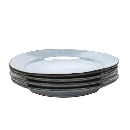 Set 4 Platos Fondo Cerámica 27,4cm Amalfi Simplit2#Azul