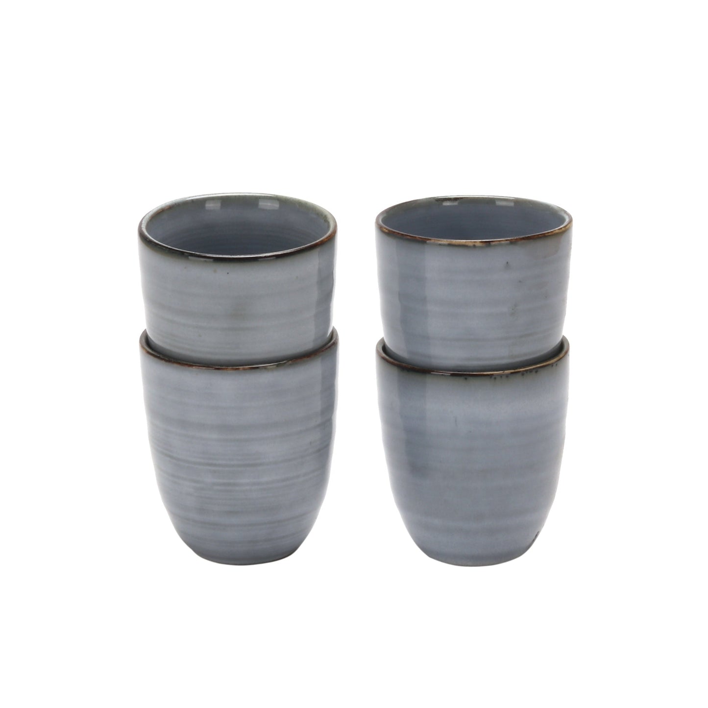 Set 4 Vasos Cerámica 270ml Amalfi Simplit3#Sin color