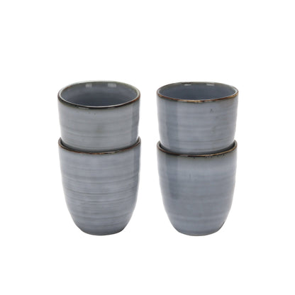 Set 4 Vasos Cerámica 270ml Amalfi Simplit3#Sin color