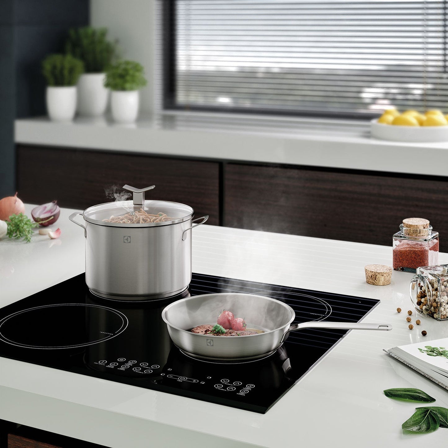 Juego de Ollas de Acero Inoxidable Electrolux11#Inox