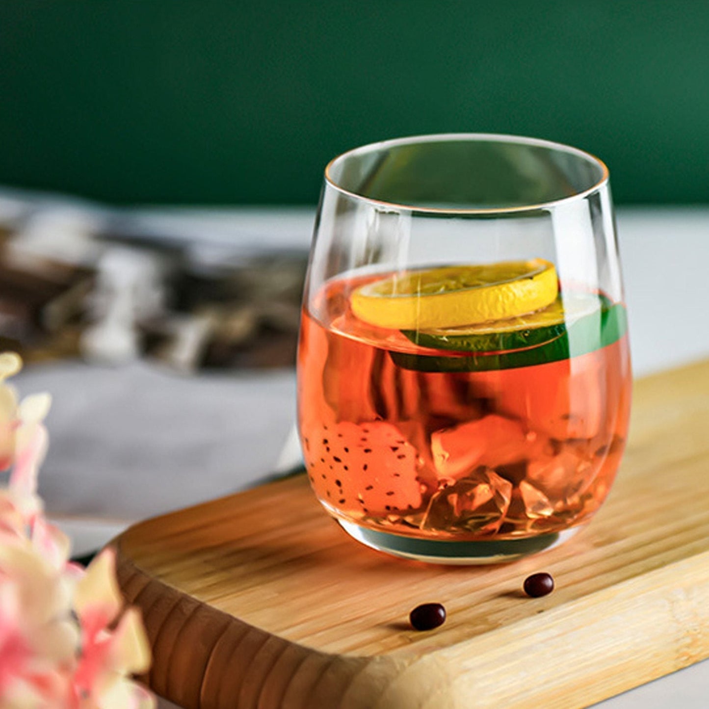 Set 6 Vasos Redondos Virginia 340 ml Simplit1#Transparente