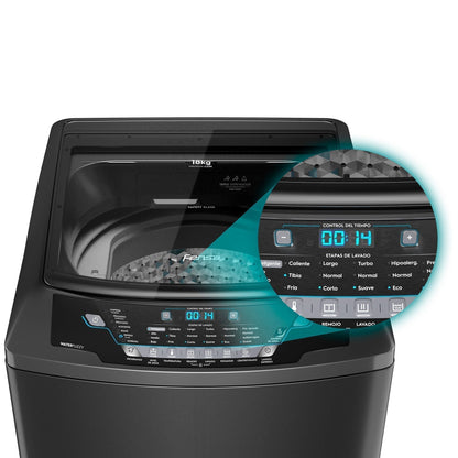 Lavadora Automática 18Kg Carga Superior Premium Care Onix 18 Fensa6#Negro