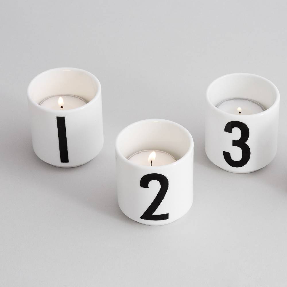 Juego de Tazas de Espresso Design Letters5#Blanco