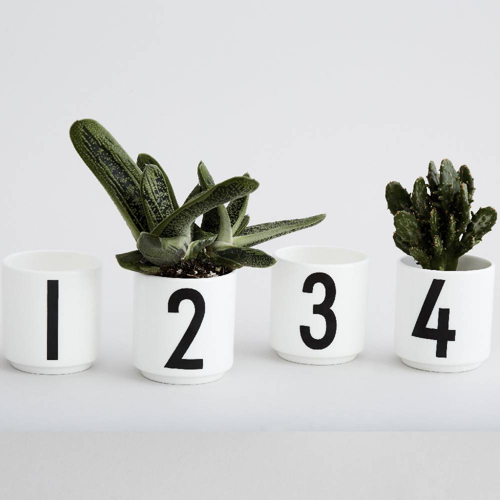 Juego de Tazas de Espresso Design Letters1#Blanco