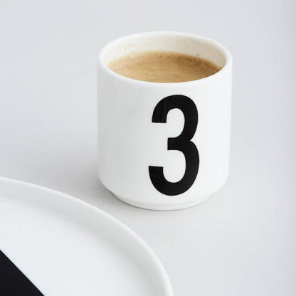 Juego de Tazas de Espresso Design Letters4#Blanco