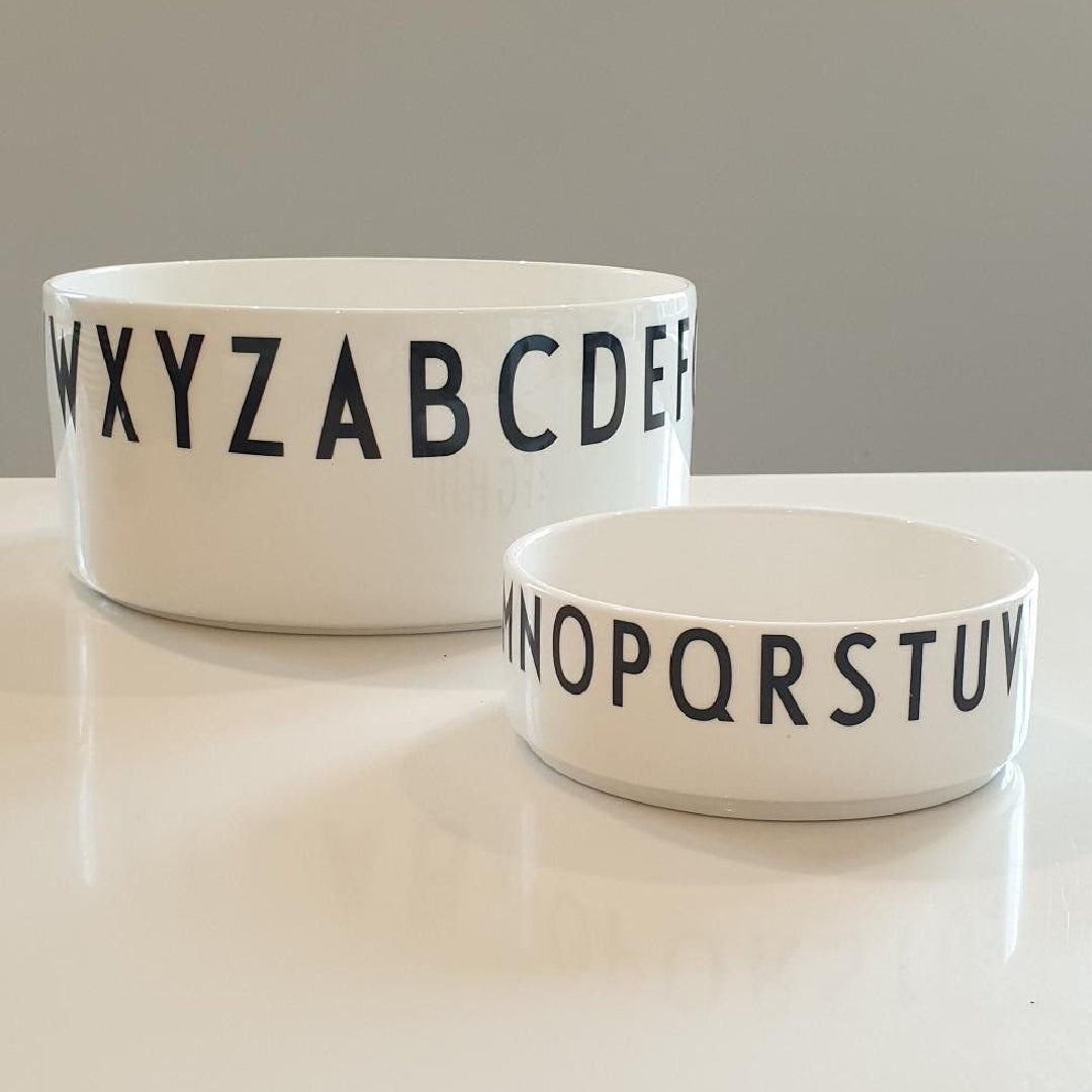 Bowl de Porcelana - 17 cm - Design Letters3#Blanco