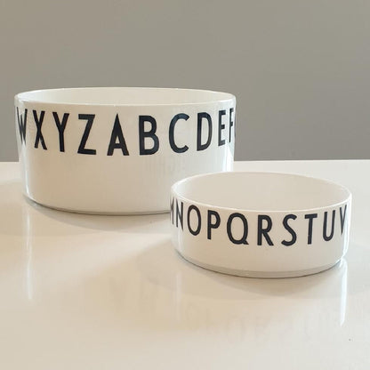 Bowl de Porcelana - 17 cm - Design Letters3#Blanco