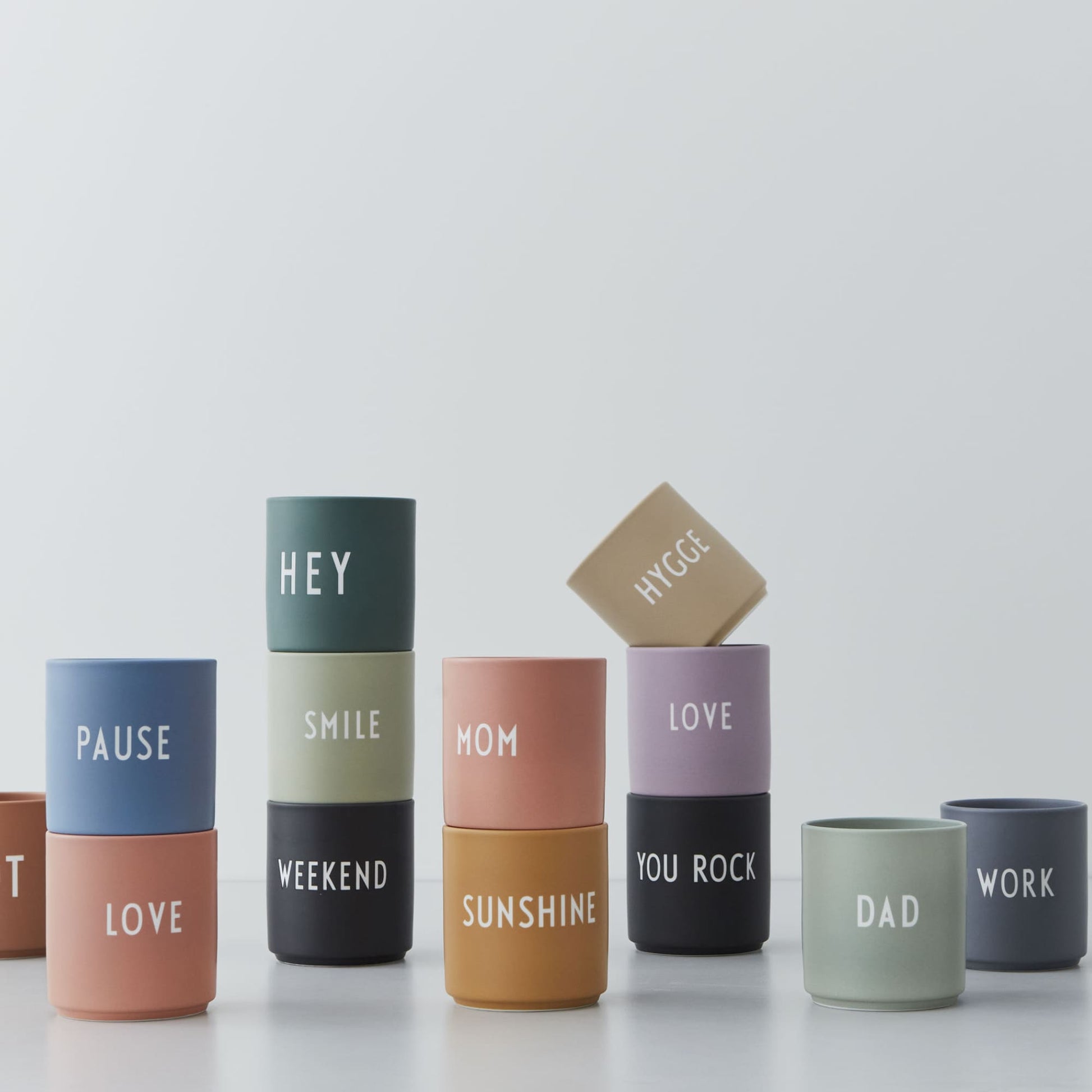 Taza Favourite Work Design Letters1#Gris