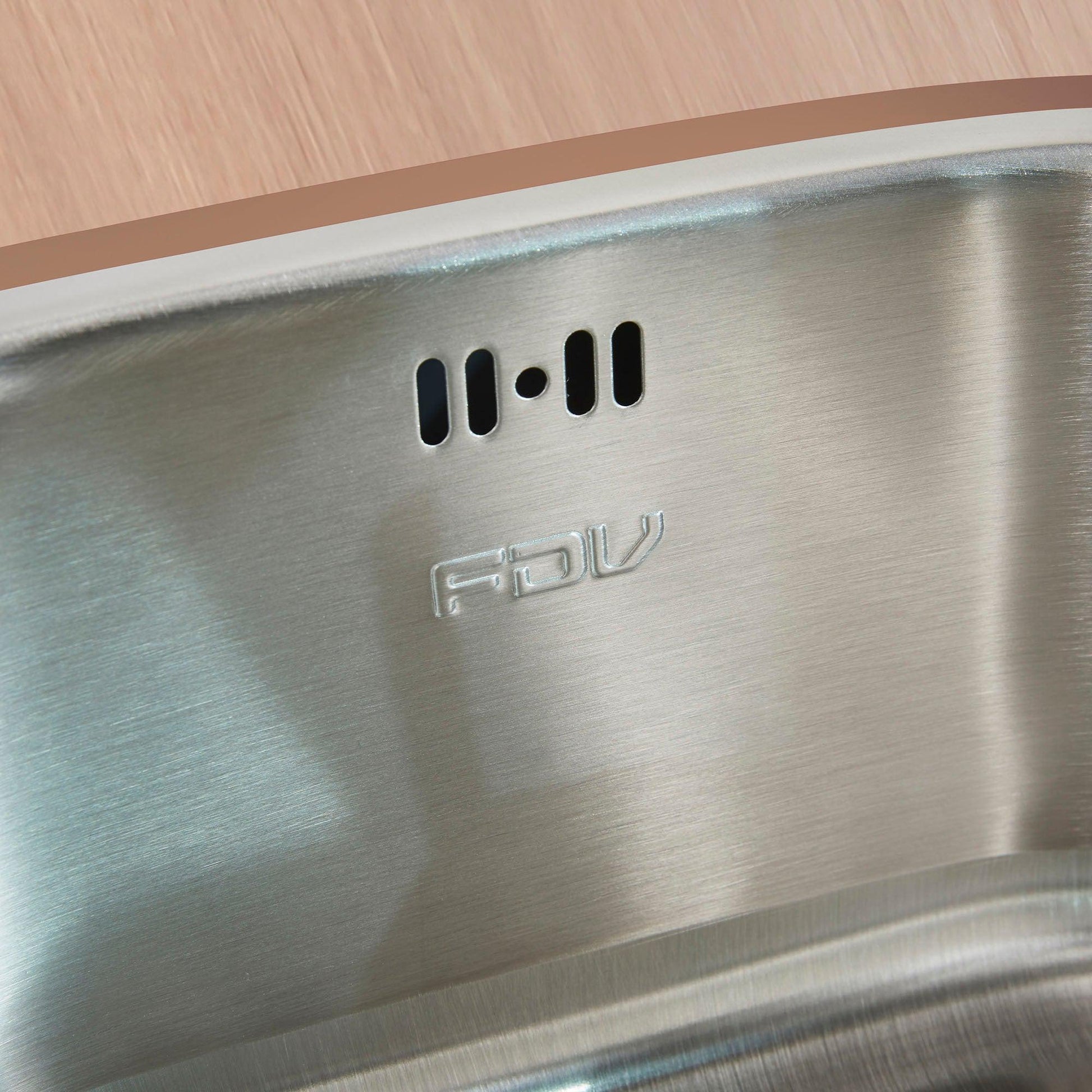 Lavaplatos Bajo Cubierta Acero Inox New Pio Square 1C FDV-Kitchen Center