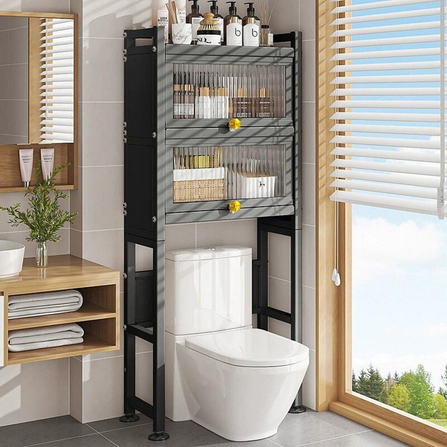 Estante Organizador De 2 Niveles Lavandería Santú Home & Deco3#Blanco