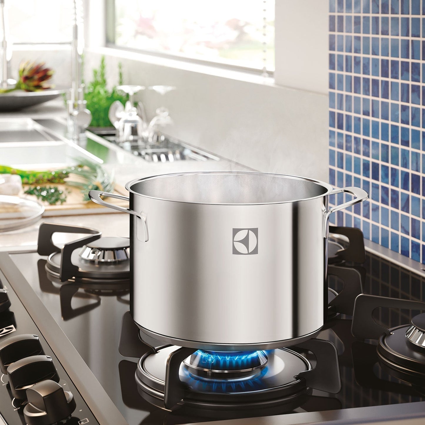 Juego de Ollas de Acero Inoxidable Electrolux9#Inox