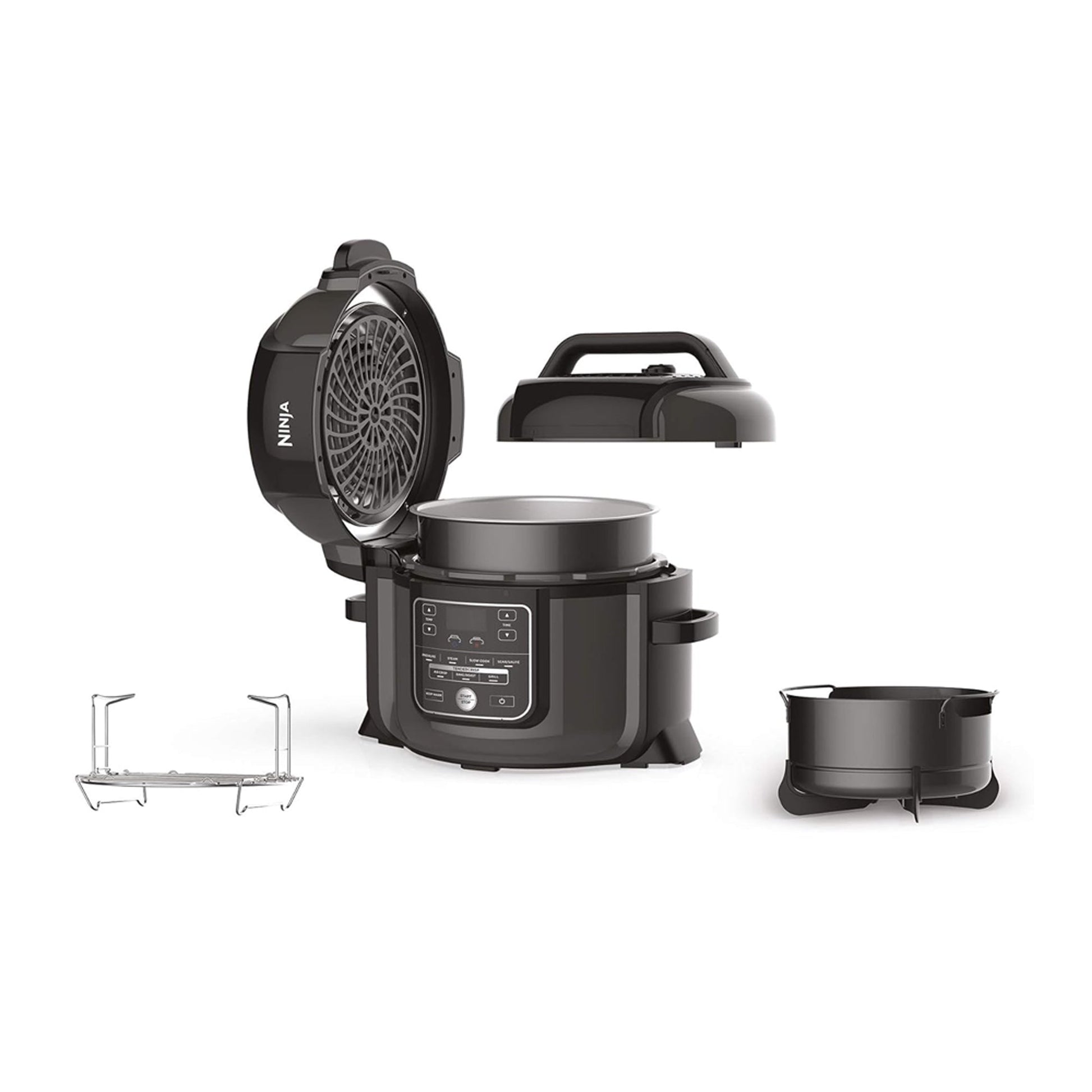 Olla Multifuncional Con Freidora De Aire 7 En 1 Ninja4#Gris