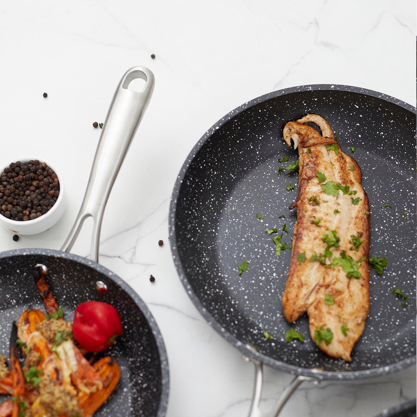 Kit 3 Sartenes Narbona 20, 24 y 28 cms Simple Cook