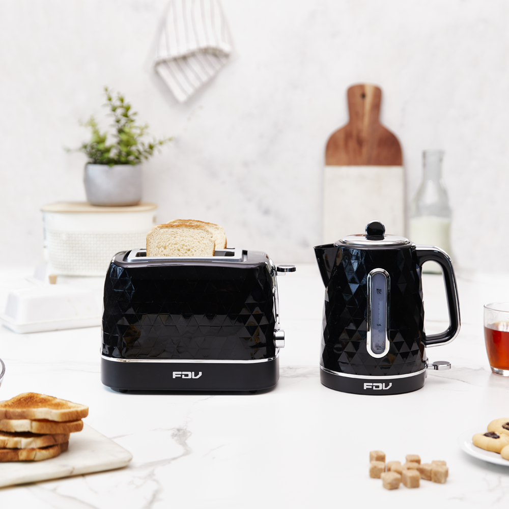 Kit Hervidor 1.7 Lts + Tostador Diamond FDV-Kitchen Center