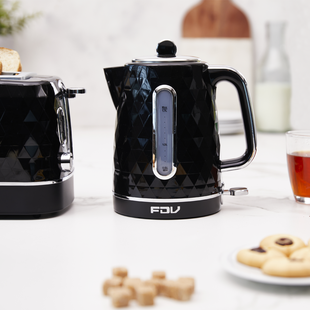 Kit Hervidor 1.7 Lts + Tostador Diamond FDV-Kitchen Center