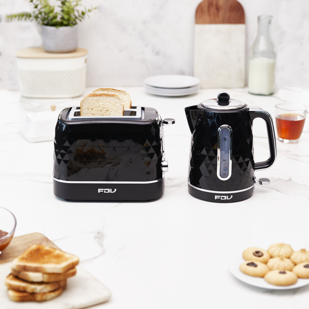 Kit Hervidor 1.7 Lts + Tostador Diamond FDV-Kitchen Center