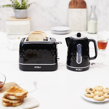 Kit Hervidor 1.7 Lts + Tostador Diamond FDV-Kitchen Center