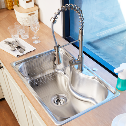 Kit Grifería Top Pro + Lavaplatos Acqua Sobre Cubierta FDV-Kitchen Center