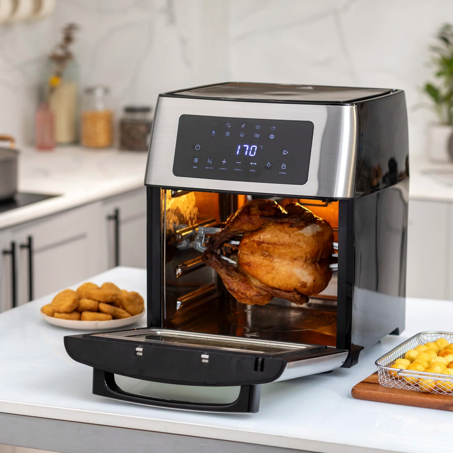Freidora de Aire y Horno Eléctrico Aerofryer 15 litros FDV