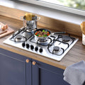 Encimera a Gas 5 Platos Experience Multi Llama KE5XC Electrolux1#Acero