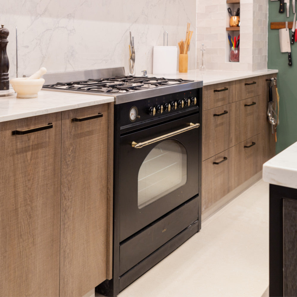 Cocina a Gas Deluxe Vintage 90 5 Quemadores FDV-Kitchen Center