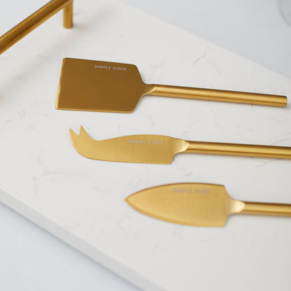 Kit Set Descorchador Dominius + Set Tabla De Aperitivo Element + 3 Cuchillos