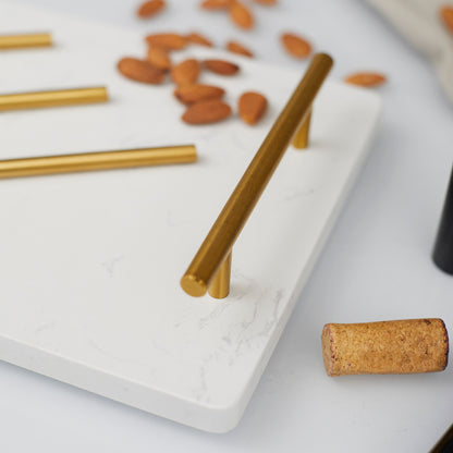 Kit Set Descorchador Dominius + Set Tabla De Aperitivo Element + 3 Cuchillos