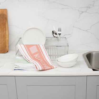 Kit Secaplatos Uranio Simple Cook  + Set 4 Paños de Cocina Kitchen Center