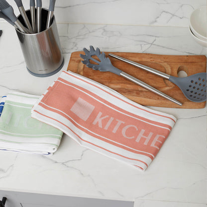 Kit Set de Utensilios Cuisine 10 pzs Simple Cook + Set 4 Paños de Cocina Kitchen Center