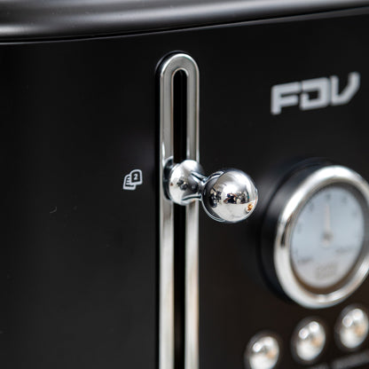 Kit Hervidor 1.7L FDV Iconic Black +Tostador 4 Rebanadas FDV Iconic Black-Kitchen Center