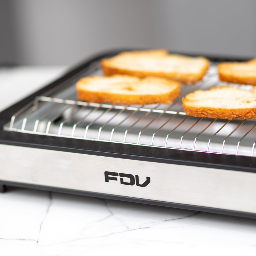 Kit Hervidor de Vidrio Crystal 1.7 Lts FDV + Tostador Flat 2.0 FDV-Kitchen Center