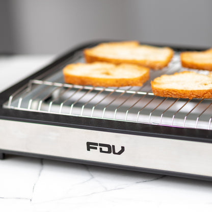 Kit Hervidor de Vidrio Crystal 1.7 Lts FDV + Tostador Flat 2.0 FDV-Kitchen Center