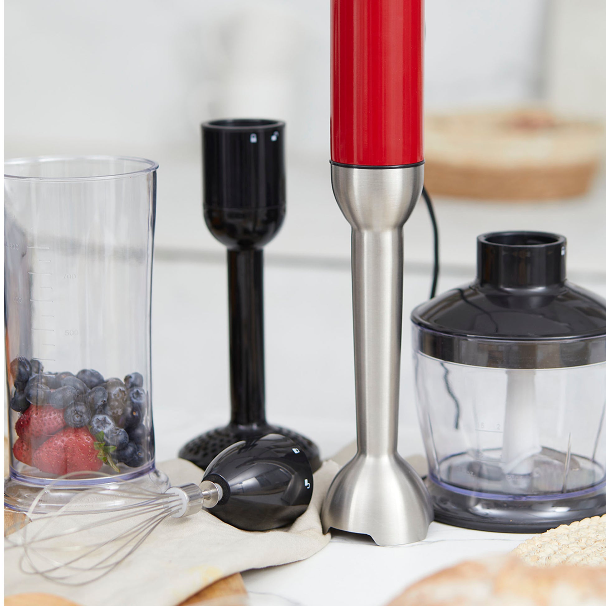 Kit Waflera Sandwichera Press + Minipimer Thunder FDV-Kitchen Center