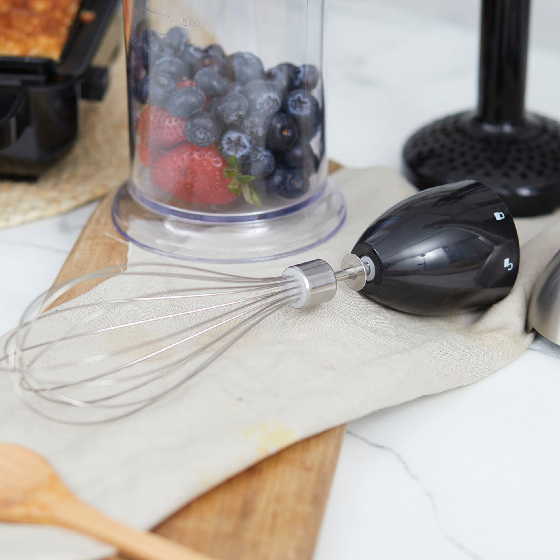 Kit Waflera Sandwichera Press + Minipimer Thunder FDV-Kitchen Center