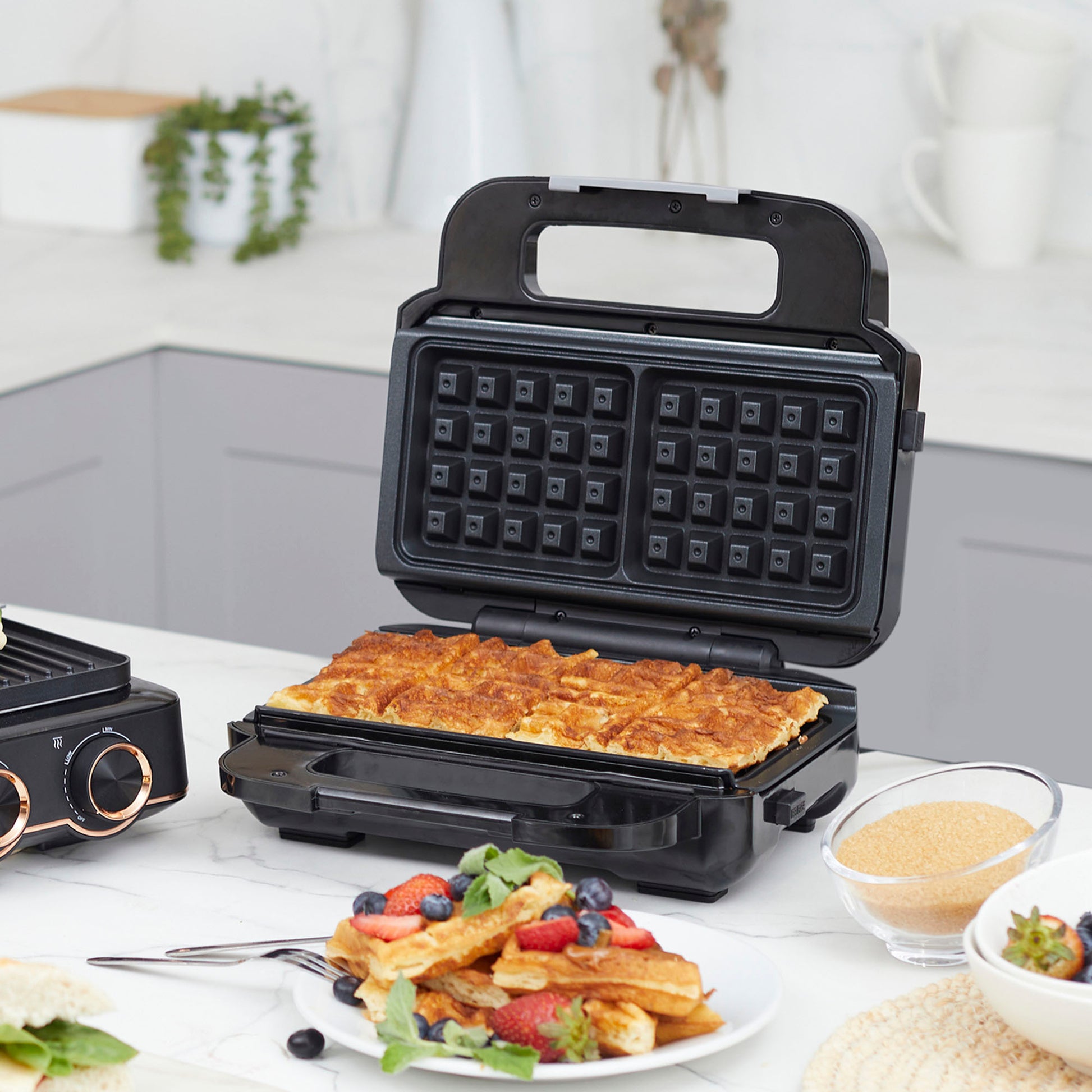 Kit Waflera Sandwichera Press + Sandwichera Grill Panini Olimpia FDV-Kitchen Center