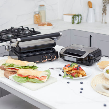 Kit Waflera Sandwichera Press + Sandwichera Grill Panini Olimpia FDV-Kitchen Center
