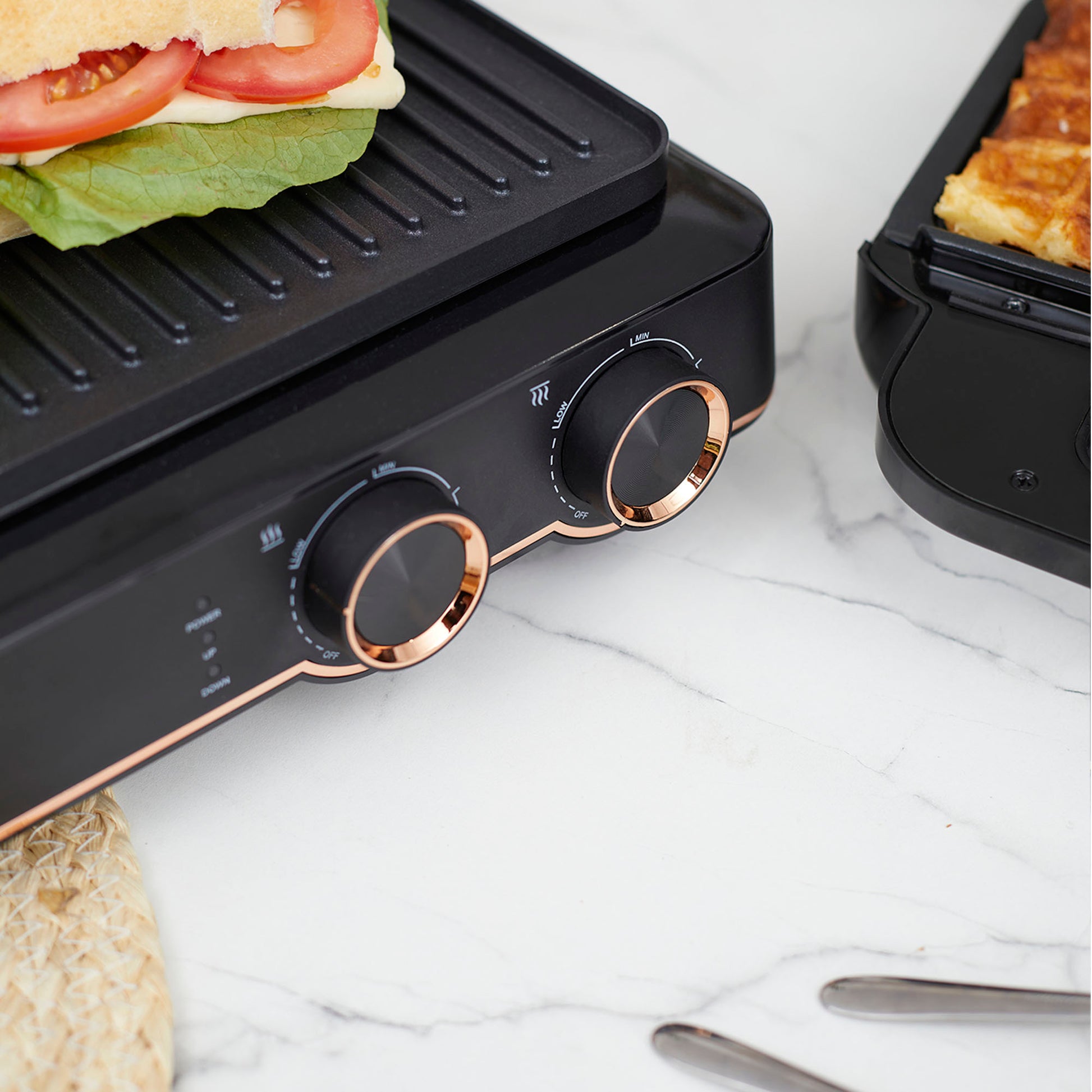 Kit Waflera Sandwichera Press + Sandwichera Grill Panini Olimpia FDV-Kitchen Center