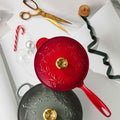 Sartén Hierro con Tapa Holly 21 Cm Cereza Le Creuset4#Sin color