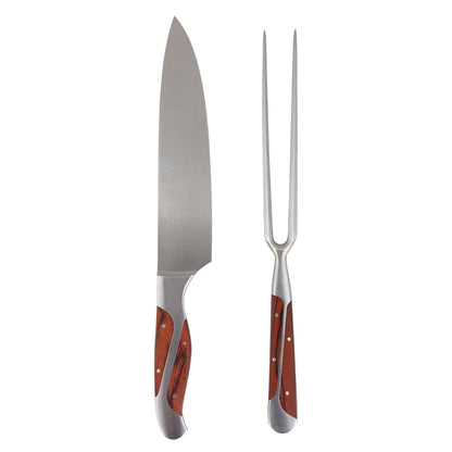 Set Tenedor y Cuchillo Asado Texas 2 Pzs Simple Cook