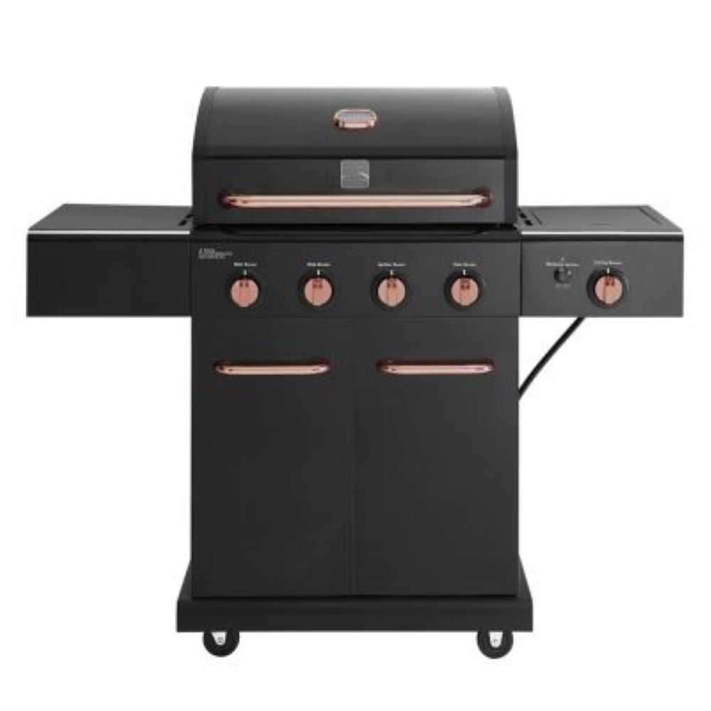 Parrilla A Gas 4 Quemadores + Sellador Lateral Kenmore3#Negro