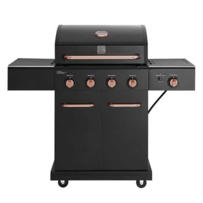 Parrilla A Gas 4 Quemadores + Sellador Lateral Kenmore3#Negro