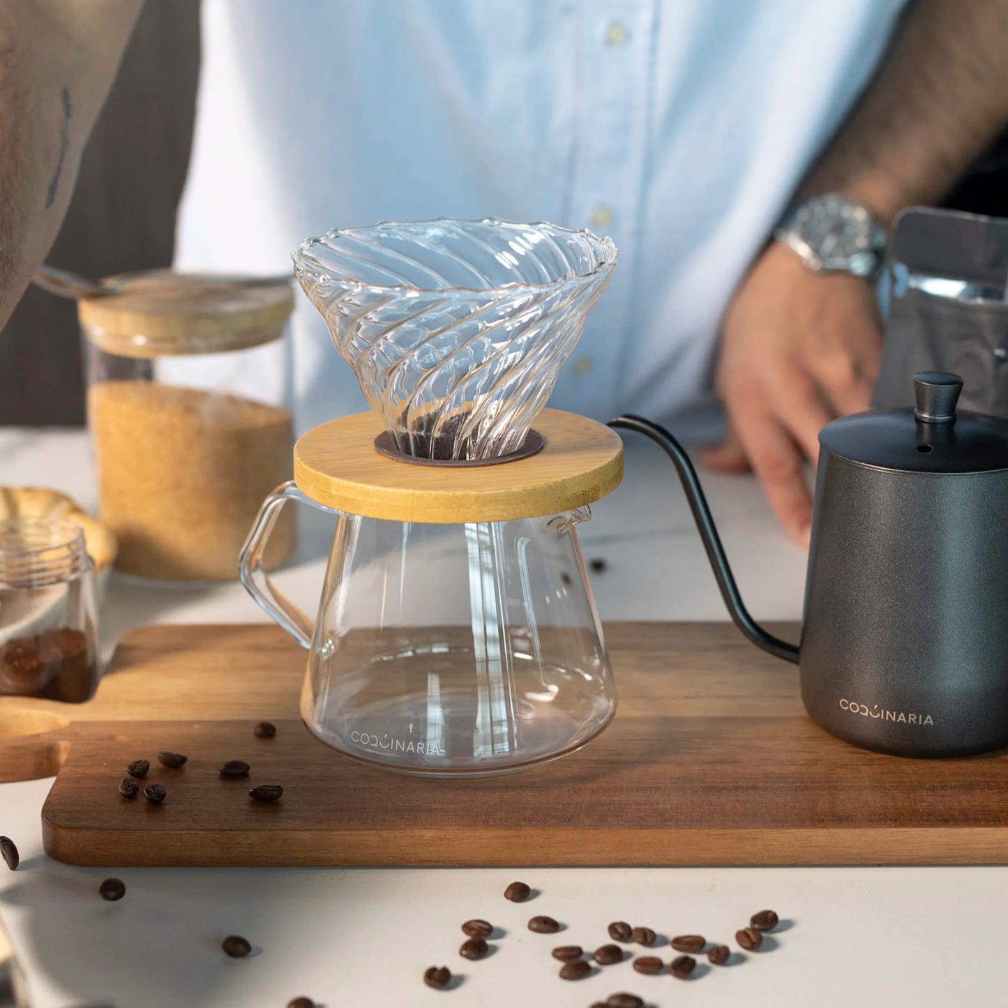 Set Cafetera Goteo Coquinaria