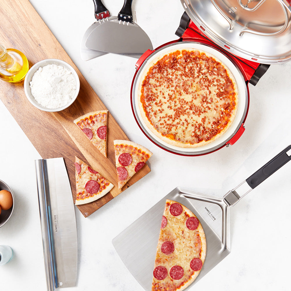 Kit Horno Pizza + Espátula + Pizza Cutter FDV-Kitchen Center