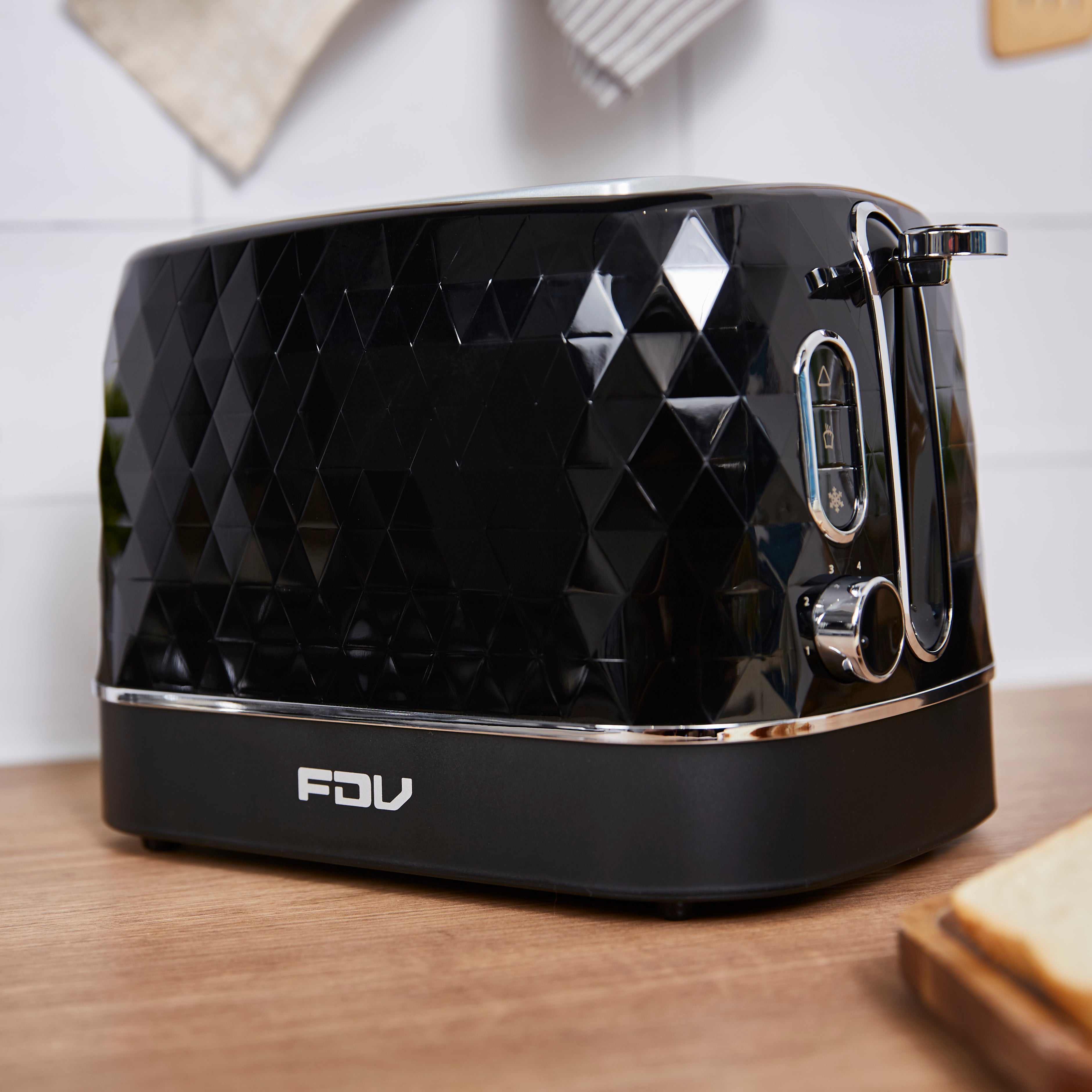 Tostador FDV Diamond Black Diseño y Funcionalidad en Kitchen Center