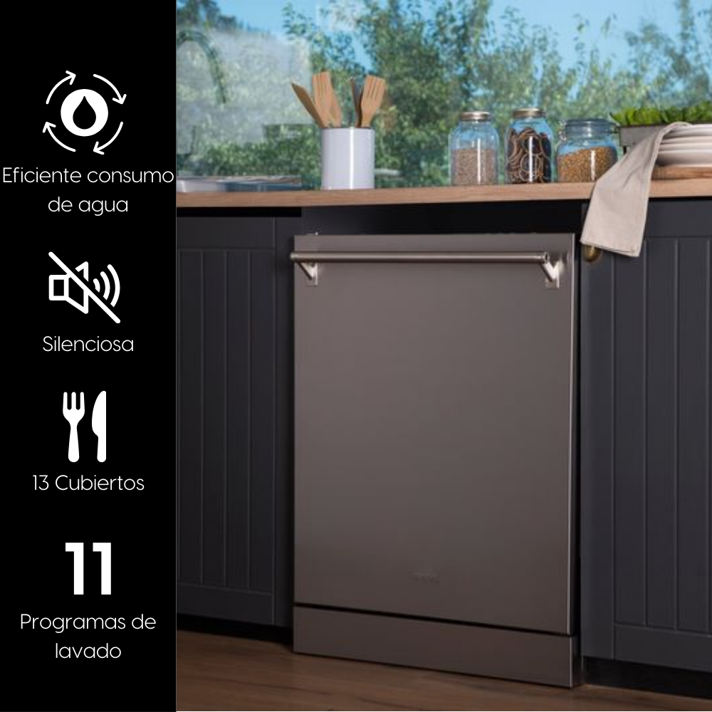 Lavavajillas Classica 13 Cubiertos Free Standing 60 cm Smeg