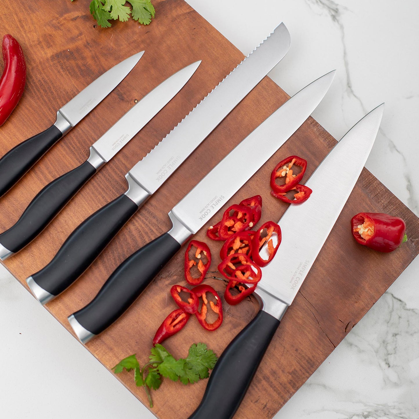 Taco Cuchillos Boston 6 Pzs Simple Cook