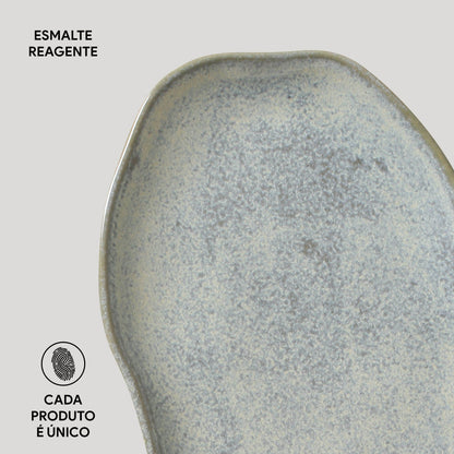 Set 4 Platos Ovalado Raso M Aires Deco Home14#Verde